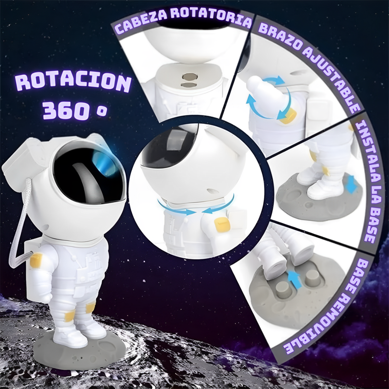 Proyector de Astronauta