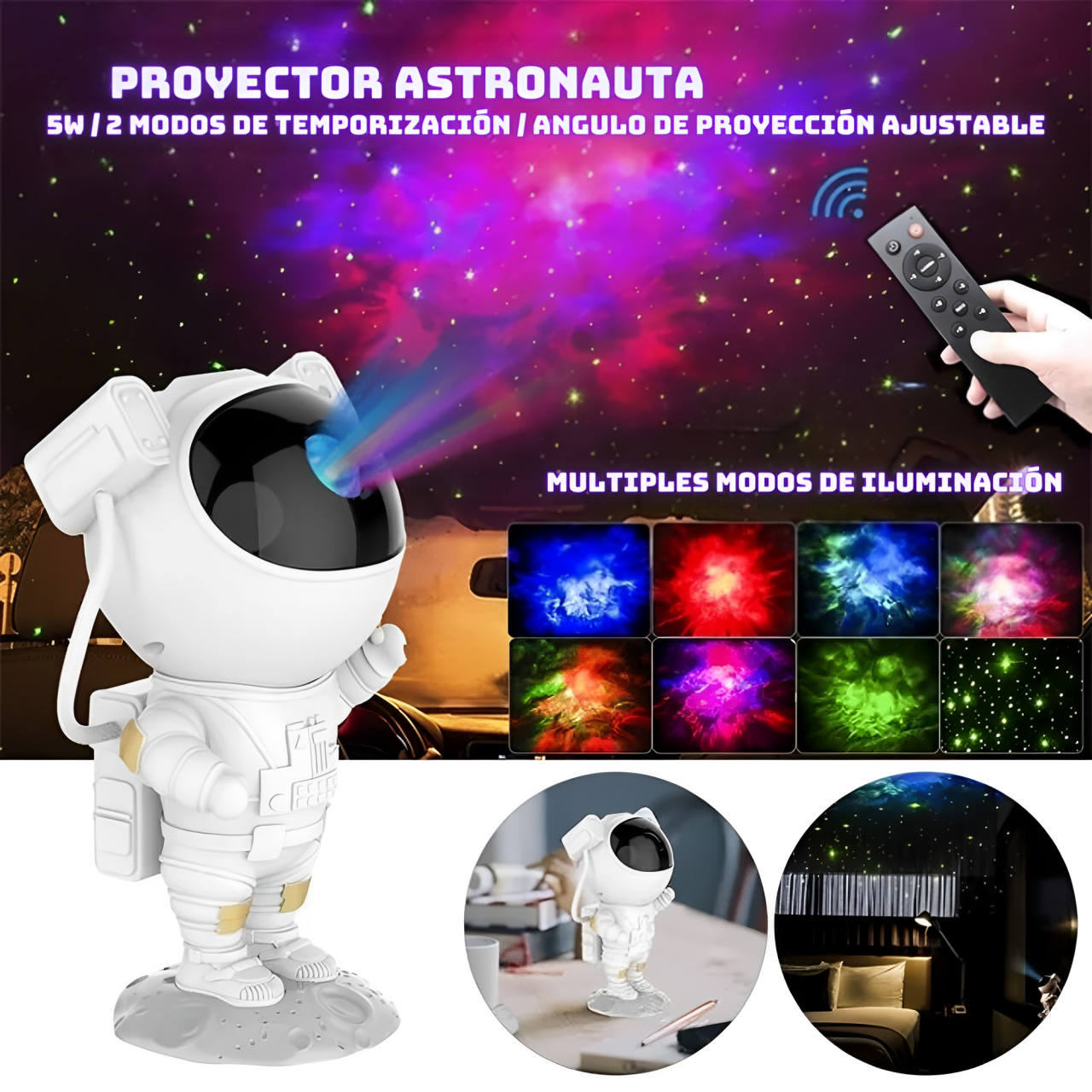 Proyector de Astronauta